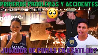 😱🚨👇¡MALAS NOTICIAS PRIMEROS ACCIDENTES Y PROBLEMAS EN EXATLON l JUGADOR DE PUMAS EN EXATLON [upl. by Falk]