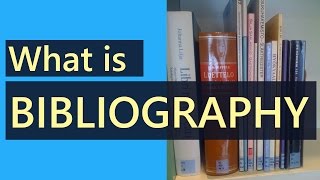 What is Bibliography  What is the Difference Between Reference and Bibliography [upl. by Wallace]