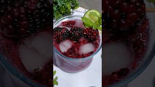 blackberry moctail mojito summerdrink subscribe like [upl. by Anom]