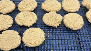 Organic Fresh Milled Peanut Butter Cookies [upl. by Hsiri]