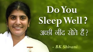 Do You Sleep Well 10a BK Shivani English Subtitles [upl. by Yenahteb]