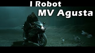 I Robot  Will Smith on Motorcycle MV Agusta HD Motorcycle Full Scene [upl. by Lucky390]