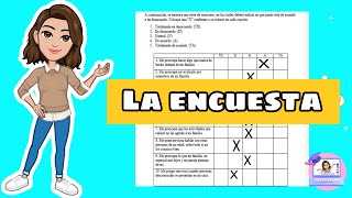 ✅​ La Encuesta  Estructura Función Tipos Características [upl. by Karlotte309]