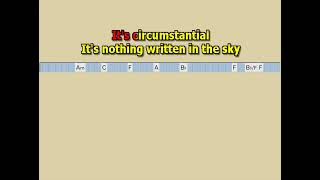 Its only natural Crowded House best karaoke instrumental lyrics chords [upl. by Macdermot]