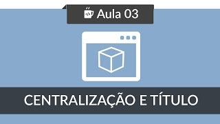 Interface Gráfica Java no Netbeans  Aula 03  Centralizando e colocando titulo no JFrame [upl. by Merrile]