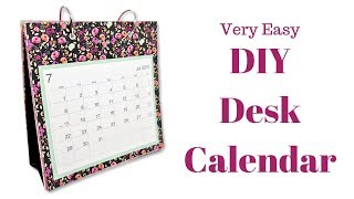 DIY Desk Calendar  Craft Fair Ideas [upl. by Serena459]