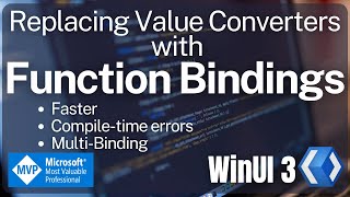 WinUI 3 Function Bindings  WinAppSDK  XAML  UWP  WPF  NET [upl. by Ednutabab]