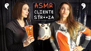 CHALLENGE DIFFICILISSIMA PROVA ASMR CON LA CLIENTE ANTIPATICA ft AsmrWithSasha [upl. by Alyk]