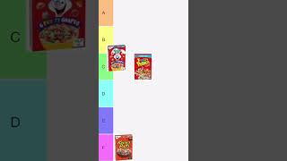 cereal tier list [upl. by Samal44]