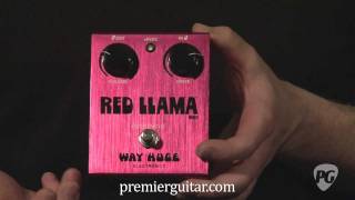 Video Review  Way Huge Red Llama Overdrive MkII [upl. by Aynot]