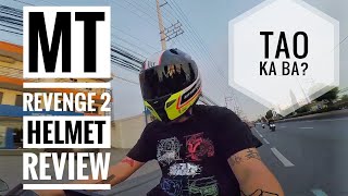 MT REVENGE 2 HELMET REVIEW  TAO KA BA SA HELMET MO 😁 [upl. by Annerol]