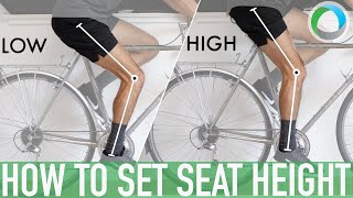 How to Set Your Bicycle Seat Height [upl. by Bushweller]