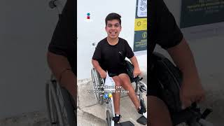 Multan a joven en silla de ruedas al estacionarse en lugar para discapacitados en Cancún [upl. by Buseck]