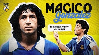 Who is Magico Gonzalez quotThe best player in the worldquot according to Maradona 🤯 [upl. by Elmer635]