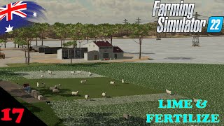 Western Australia Ep 17 Spreading lime and fertilizer Farm Sim 22 [upl. by Casimire]