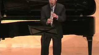 Rachmaninoff Vocalise on clarinet [upl. by Akirea]