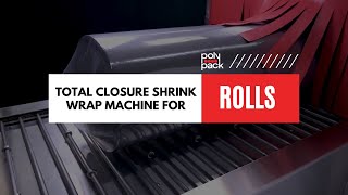 Total Closure Shrink Wrap Machine for Rolls [upl. by Drol]