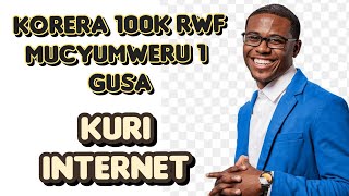 Uko wakorera amafaranga 100k rwf  kuri Internet ukoresheje Telephone yawe muri Forex Trading [upl. by Ennazzus]