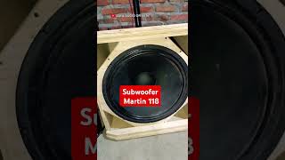 Box subwoofer Martin 118 shorts [upl. by Eilatam]