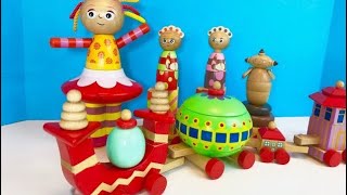 IN THE NIGHT GARDEN Wooden Toys Upsy Daisy and Ninky Nonk 3D Puzzle [upl. by Nonnahsed]