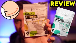 Jawliner Facial Fitness Chewing Gum Review [upl. by Nitram]