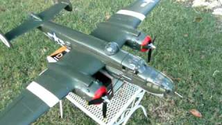 Flying Styro FSK Electric RC B25 Mitchell [upl. by Nosnibor830]