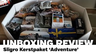 Sligro Kerstpakket Adventure Review [upl. by Ahsrop]