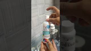 Acrylic varnish amp Gesso🎨🖌️diy subscribe [upl. by Latreshia]