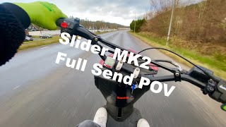 Yamaha Slider 50mk2  Full Send Pov  Ale Stunt Crew [upl. by Ardnikat]