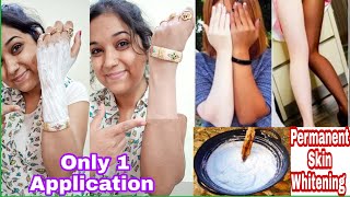 100 Effective 1 Day Challenge Skin Brightening at Home  skin lightening Best Remedy [upl. by Yraek]