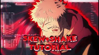 SKEW  SHAKE TUTORIAL  AFTER EFFECTS [upl. by Teece]