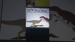 Kaprosuchus vs Carnotaurus vs Giganotosaurus updated battle [upl. by Hijoung]