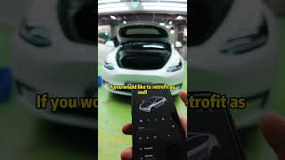 TESLA MODEL Y  RETROFIT AUTO FRUNK [upl. by Annalla]