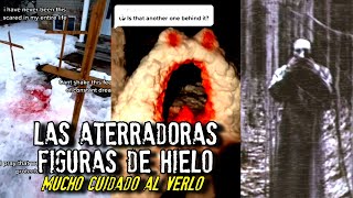 Las escalofriantes figuras de hielo  CUIDADO AL VERLO [upl. by Aerdnat]