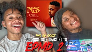 THIS DUO IS INSANE NAS EPMD 2 FT EMINEMREACTION [upl. by Lancelot790]