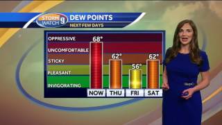 Update Dew points heading down [upl. by Ahs]