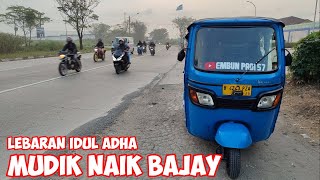 MUDIK NAIK BAJAY BIRU TVS KING [upl. by Anoiuq]