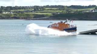 RNLI Moelfre Lifeboat Launch  100fps [upl. by Merc]