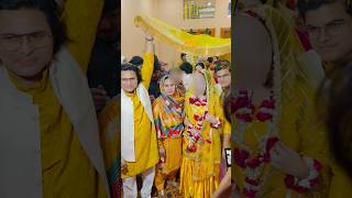 Sister ki haldi ceremony 💛😊 sister haldi wedding shortvideo shorts [upl. by Lissi]