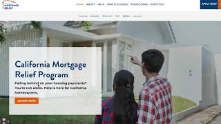 California Mortgage Relief Program Application Walk Through [upl. by Eniamraj256]