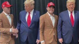 Colby Covington Gets Trump Seal Of Approval [upl. by Akemet]