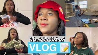 BACK TO SCHOOL SHOPPING HAUL VLOG✏️📚 MIDDLE SCHOOL OPEN HOUSE  DANDY SHOE UNBOXING  TARGET HAUL [upl. by Ayotl657]