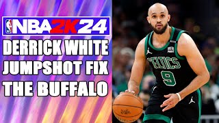 Derrick White Jumpshot Fix NBA2K24 [upl. by Bowler884]