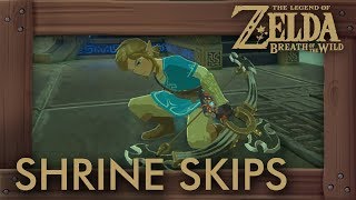 Zelda Breath of the Wild  Shrine Skip Compilation 2 Speedrun Tricks [upl. by Fifi]