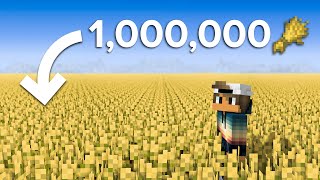 Can You Farm 1 MILLION Wheat in 200 Minecraft Days [upl. by Auqkinahs]