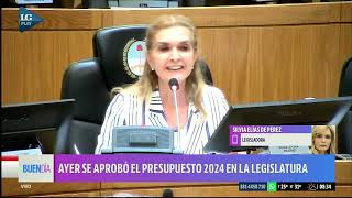 Silvia Elías quotEl Presupuesto 2024 tiene las mismas prácticas oscuras de siemprequot [upl. by Richardson]