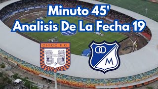 Minuto 45 Boyaca Chicó vs Millonarios Fc [upl. by Acissehc]