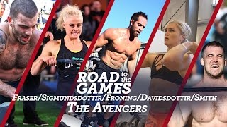 Road to the Games 1604 Fraser  Sigmundsdottir  Froning  Davidsdottir  Smith [upl. by Anawaj]