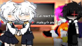 cAi👾 react to myn and fyn💫 \\ships\\ first vid [upl. by Hpejsoj]