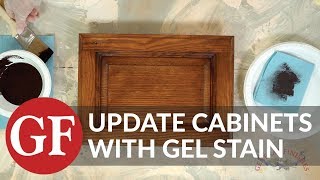 How to Update Existing Cabinets Furniture amp Projects with Gel Stain [upl. by Hannahc]